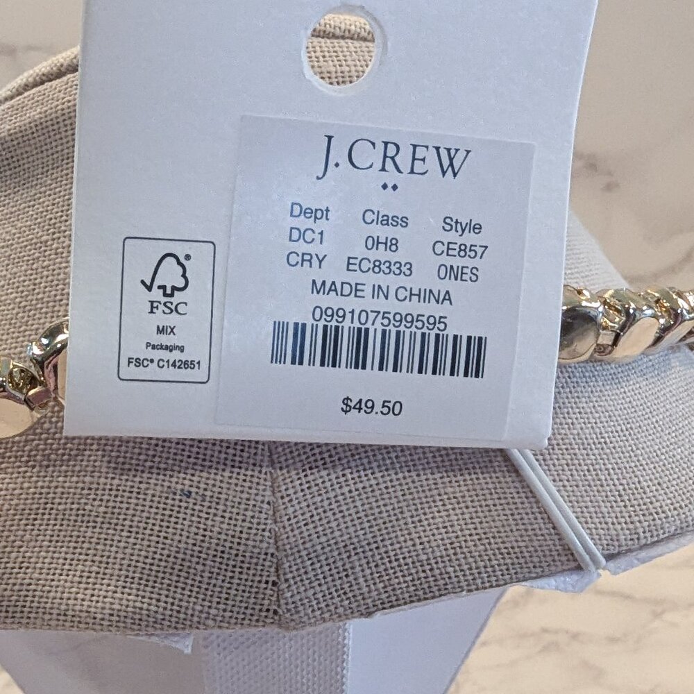 J.Crew Factory Crystal and Pearl Statement Necklace - Picture 3 of 5